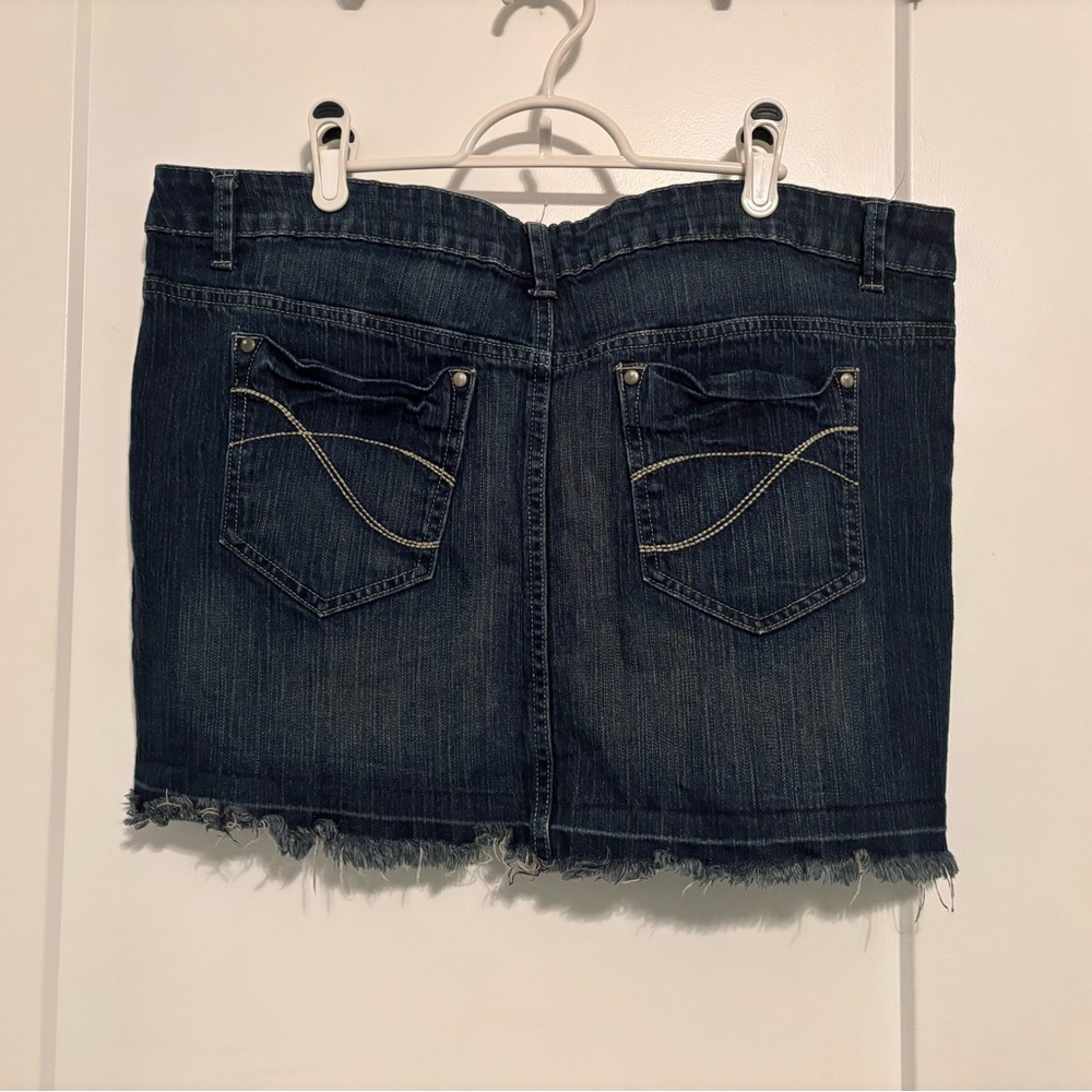 Denim Mini Skirt - Picture 2 of 3